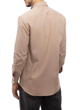 Chemise Klout Solpor Beige pour Homme