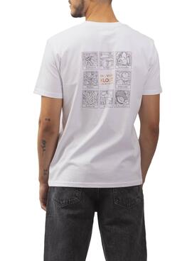 T-Shirt Klout Fall Vibes Blanc pour Homme