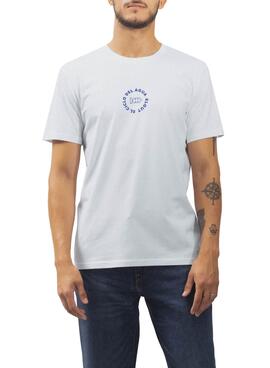 T-Shirt Klout Water Cycle Blanc pour Homme