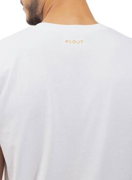 T-Shirt Klout Isobaras Blanc pour Homme