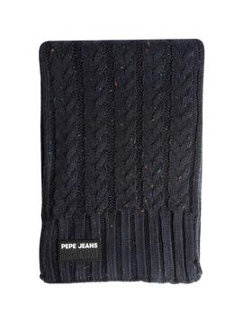 Echarpe Pepe Jeans Knitted Bale Bleu Marine pour Homme