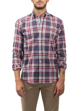 Chemise Klout Camino Grenat pour Homme