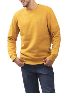 Sweat Klout Basic Ocre pour Homme