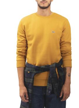 Sweat Klout Basic Ocre pour Homme