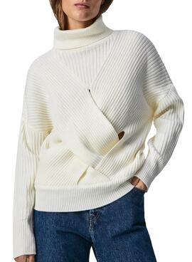 Pull Pepe Jeans Vivian Col Roulé pour Femme