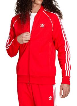 gilet adidas rouge