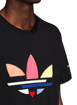 T-Shirt Adidas ST Noire Multicolore pour Homme