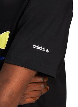 T-Shirt Adidas ST Noire Multicolore pour Homme
