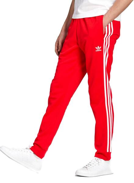 Pantalon Survêtement Adidas SST Rouge pour Homme