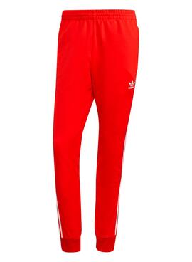 Pantalon Survêtement Adidas SST Rouge pour Homme