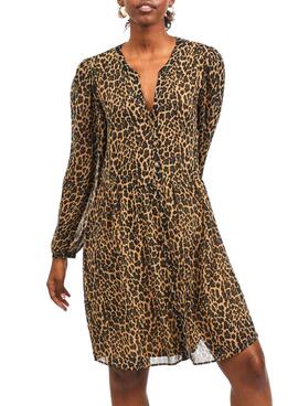 Robe Vila Amione M/L Tigre pour Femme