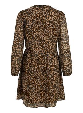 Robe Vila Amione M/L Tigre pour Femme