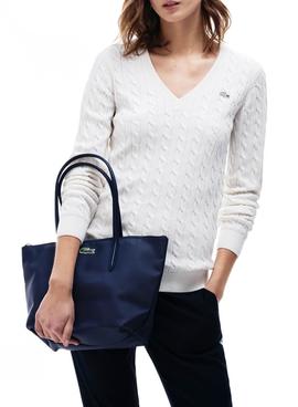 Sac Lacoste P Shopping  Marin Pour Femmes