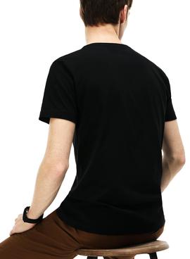 T-Shirt Lacoste Basica Noir Hommes