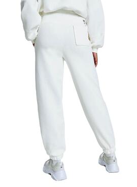 Pantalon Survêtement Tommy Jeans Collegiate Blanc