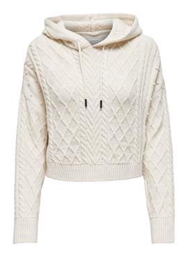 Pull Only Beige Gel pour Femme