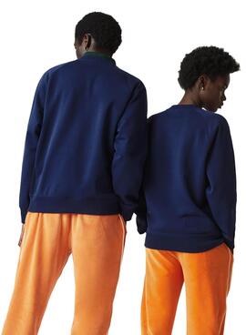 Sweat Lacoste Live Bleu Marine Unisexe