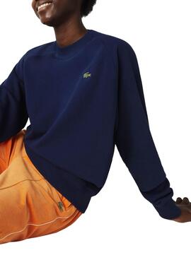 Sweat Lacoste Live Bleu Marine Unisexe