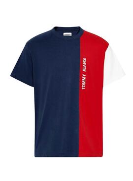 T-Shirt Tommy Jeans Colorblock Pour Homme