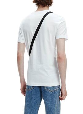 T-Shirt Calvin Klein New Iconic Essential Blanc Pour Homme