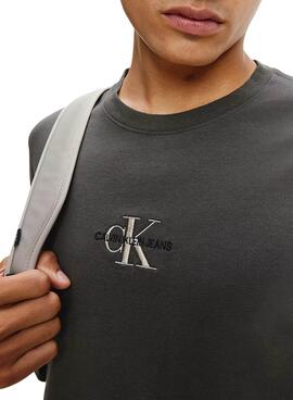T-Shirt Calvin Klein New Iconic Essential Gris Pour Homme