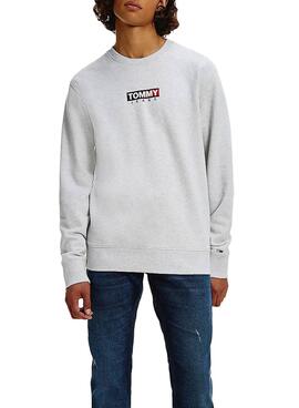 Sweat Tommy Jeans Entry Graphic Gris Homme