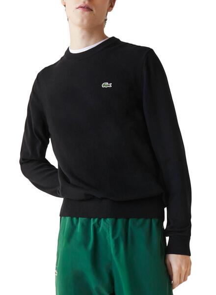 Sweat hotsell lacoste noir