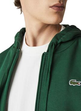 Sweat Lacoste Sport Vert Rack Homme