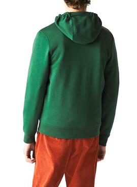 Sweat Lacoste Sport Vert Rack Homme