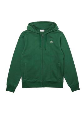 Sweat Lacoste Sport Vert Rack Homme