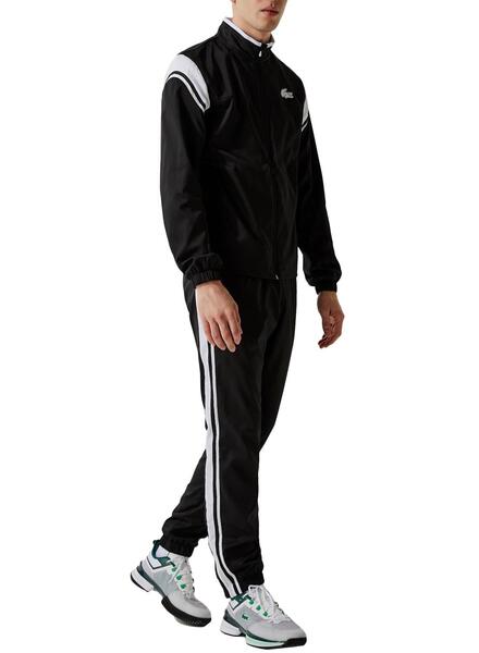 Surv tement Lacoste Sport Contrast Noire Pour Homme