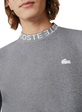 Sweat Lacoste Mine Gris pour Homme