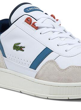 Baskets Lacoste T-Clip Blanc pour Homme