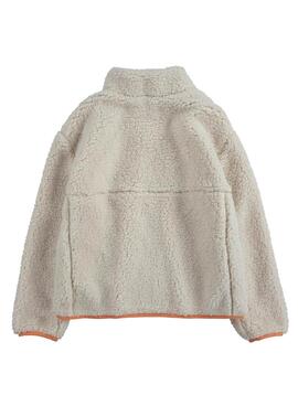 Veste Levis Shearling Blanc pour Fille