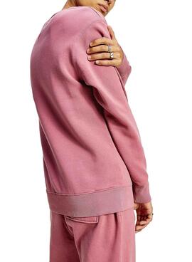 Sweat Tommy Jeans Collegiate Rose pour Homme