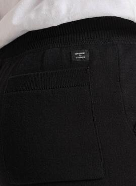 Pantalon Superdry Joger Studios Noire pour Femme