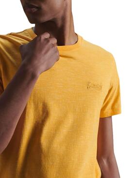 T-Shirt Superdry Vintage Logo Ocre pour Homme
