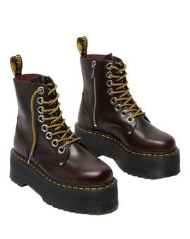 Bottes Dr. Martens Plateforme Jadon Max Grenat