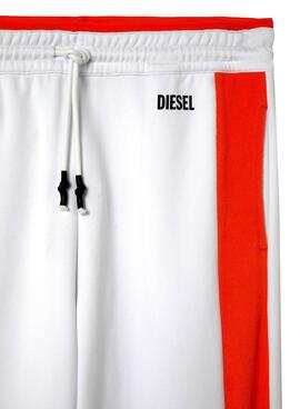 Pantalon Survêtement Diesel Blanc pour Homme