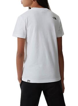 T-Shirt The North Face Box Logo Blanc