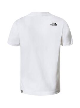 T-Shirt The North Face Box Logo Blanc