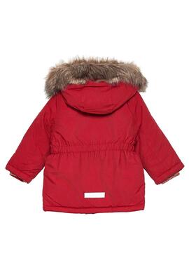 Parka Name It Mabe Rouge pour Fille