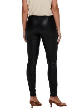 Leggins Only Jessie Faux Leather Noire pour Femme