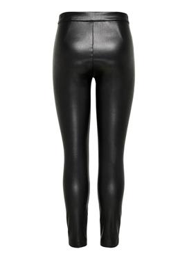 Leggins Only Jessie Faux Leather Noire pour Femme