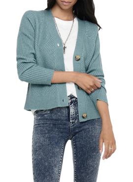 Veste Only Carol Cardigan Bleu pour Femme