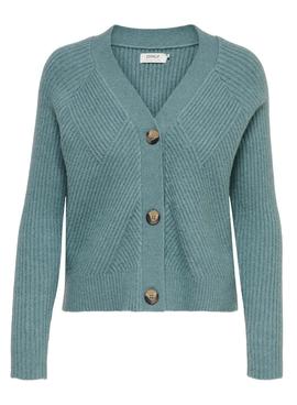 Veste Only Carol Cardigan Bleu pour Femme