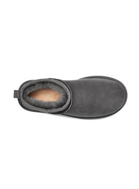 Bootss UGG W Classic Ultra Mini Gris pour Femme