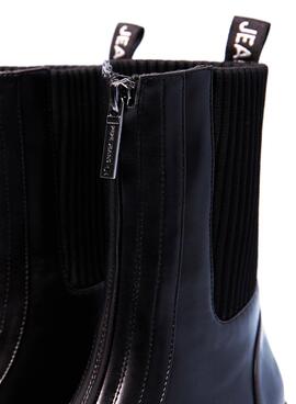 Bottines Pepe Jeans Rock Zip Noire pour Femme