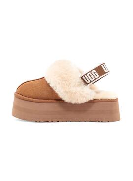 Baskets UGG W Funkette Marron pour Femme