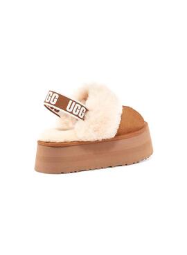 Baskets UGG W Funkette Marron pour Femme